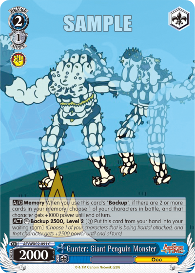 Gunter: Giant Penguin Monster - AT/WX02-091 - Common available at 401 Games Canada