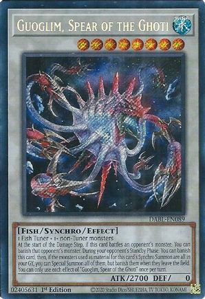 Guoglim, Spear of the Ghoti - DABL-EN089 - Secret Rare - 1st Edition available at 401 Games Canada