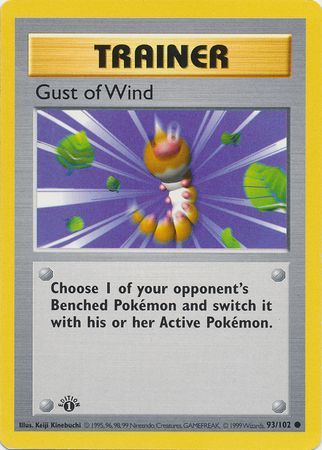 Gust of Wind - 93/102 - Common - 1st Edition available at 401 Games Canada