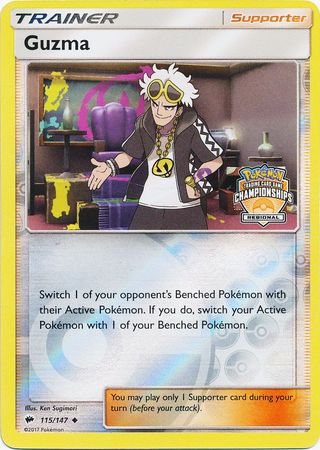 Guzma - 115/147 - Promo (Regional Championships 2017) available at 401 Games Canada