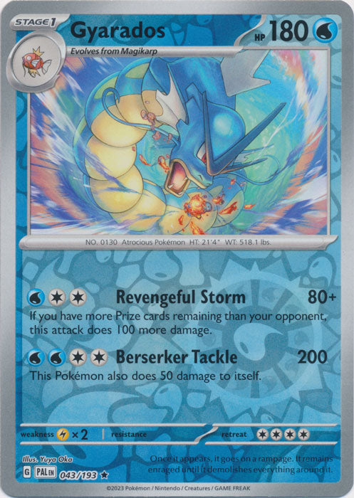 Gyarados - 043/193 - Rare - Reverse Holo available at 401 Games Canada