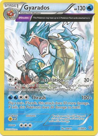 Gyarados - 21/98 - Full Art Rare - Theme Deck Exclusive available at 401 Games Canada