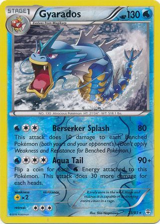 Gyarados - 23/83 - Rare - Reverse Holo available at 401 Games Canada