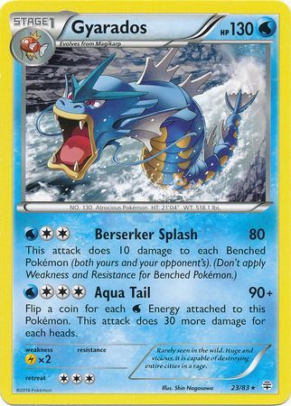 Gyarados - 23/83 - Rare available at 401 Games Canada