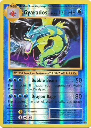 Gyarados - 34/108 - Holo Rare - Reverse Holo available at 401 Games Canada