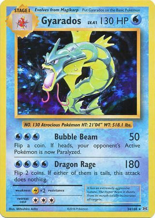 Gyarados - 34/108 - Holo Rare available at 401 Games Canada