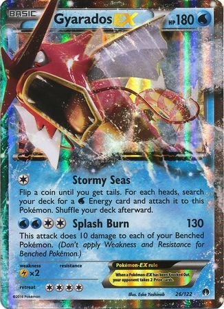 Gyarados EX - 26/122 - Ultra Rare available at 401 Games Canada