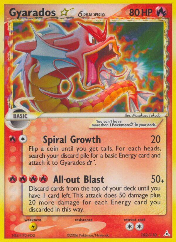 401 Games Canada - Gyarados Gold Star - 102/110 - Ultra Rare 401 Games Canada - Gyarados Gold Star - 102/110 - Ultra Rare