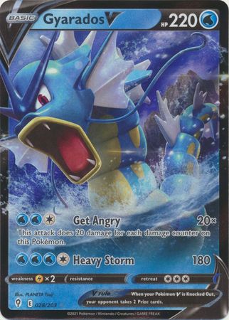 Gyarados V - 028/203 - Ultra Rare available at 401 Games Canada