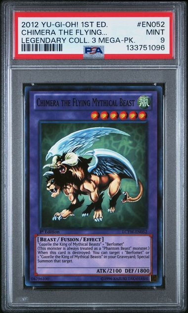 Chimera the Flying Mythical Beast (052) - LCYW 1st Edition - Super Rare - Mint 9