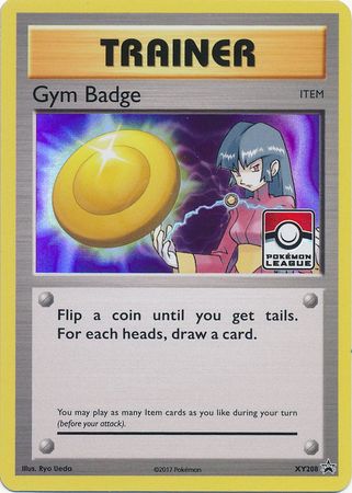 Gym Badge - XY208 - League Promo available at 401 Games Canada