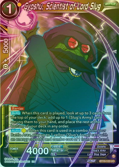 Gyoshu, Scientist of Lord Slug - BT19-123 - Uncommon (Foil) available at 401 Games Canada