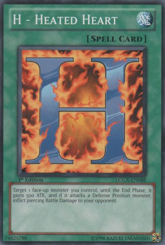 H - Heated Heart - LCGX-EN088 - Common - 1st Edition available at 401 Games Canada