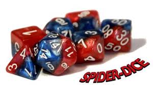 Halfsies - 7 Piece - Spider Dice