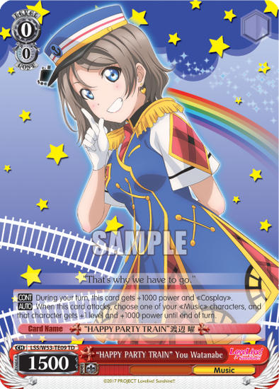 "HAPPY PARTY TRAIN" You Watanabe - LSS/W53-TE09 - Trial Deck available at 401 Games Canada