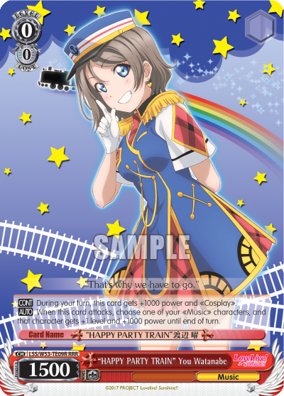 "HAPPY PARTY TRAIN" You Watanabe - LSS/W53-TE09R - Triple Rare available at 401 Games Canada