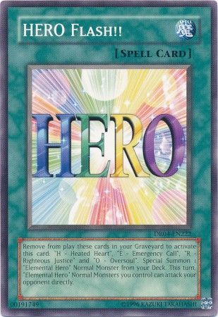 HERO Flash!! - DR04 - EN222 - Common available at 401 Games Canada