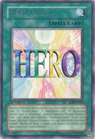 HERO Flash!! - EOJ-EN042 - Rare - 1st Edition available at 401 Games Canada