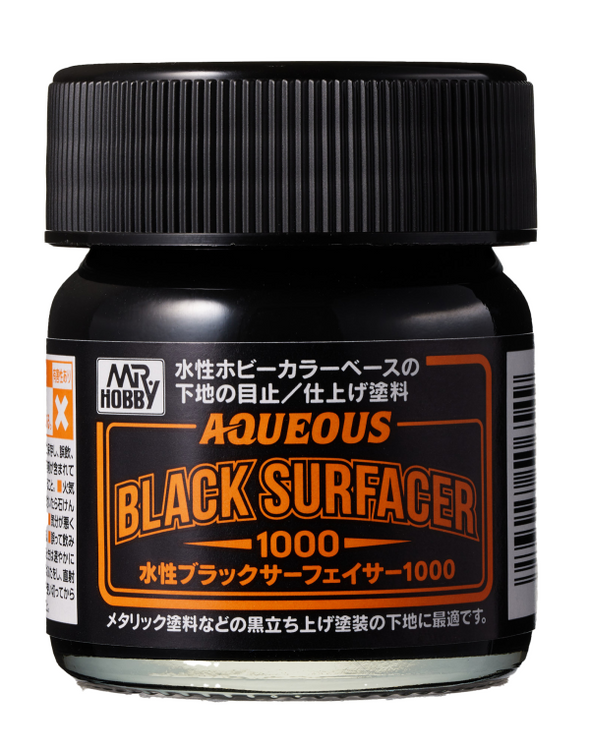 Mr. Hobby - Aqueous Black Surfacer 1000 Bottle