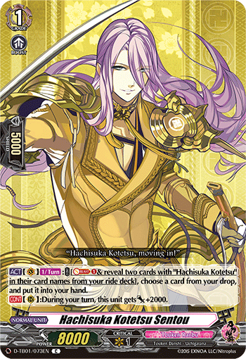 Hachisuka Kotetsu Sentou - D-TB01/073 - Common available at 401 Games Canada