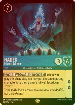 Hades (Infernal Schemer) - 147/204 - Legendary (Foil) available at 401 Games Canada