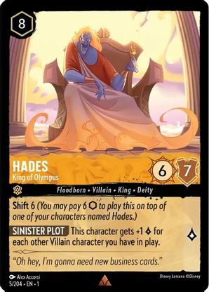 Hades (King of Olympus) - 5/204 - Rare available at 401 Games Canada