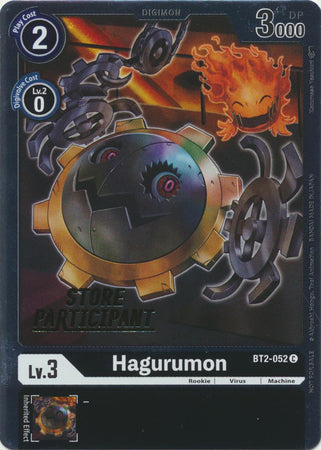 Hagurumon (Store Participant) - BT2-052 - Promo available at 401 Games Canada