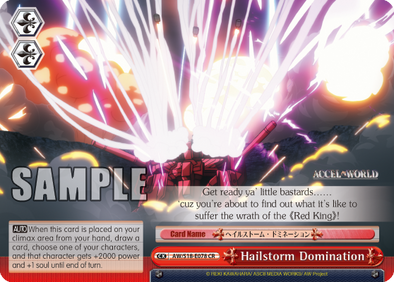 Hailstorm Domination - AW/S18-E078 - Climax Rare available at 401 Games Canada