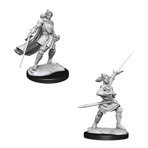 Half-Elf Paladin Xhorhas - Critical Role Unpainted Minis available at 401 Games Canada