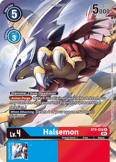 Halsemon (Alternate Art) - BT8-026 - Rare available at 401 Games Canada