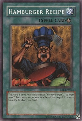 Hamburger Recipe - SRL-063 - Common - Unlimited available at 401 Games Canada