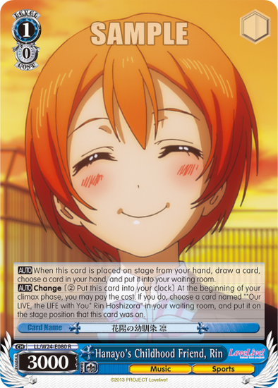 Hanayo's Childhood Friend, Rin - LL/W24-E080 - Rare available at 401 Games Canada