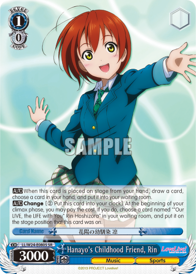 Hanayo's Childhood Friend, Rin - LL/W24-E080S - Super Rare available at 401 Games Canada