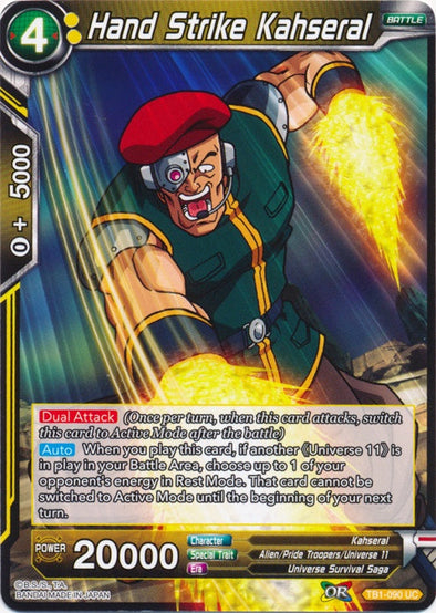 Hand Strike Kahseral - TB1-090 - Uncommon (Foil) available at 401 Games Canada