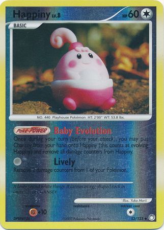 Happiny - 52/123 - Uncommon - Reverse Holo available at 401 Games Canada