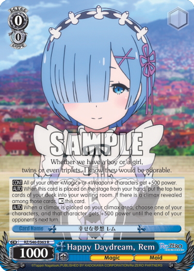 Happy Daydream, Rem - RZ/S46-E063 - Rare available at 401 Games Canada