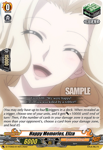 Happy Memories, Eliza - D-TTD03/014 - TD available at 401 Games Canada