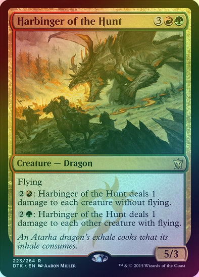 Harbinger of the Hunt (Foil) (DTK)