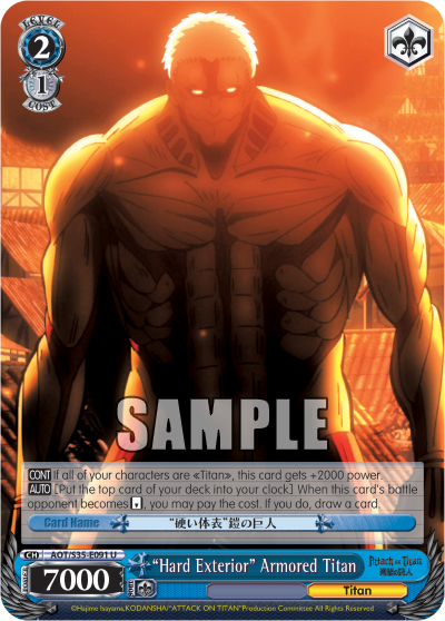 "Hard Exterior" Armored Titan - AOT/S35-E091 - Uncommon available at 401 Games Canada