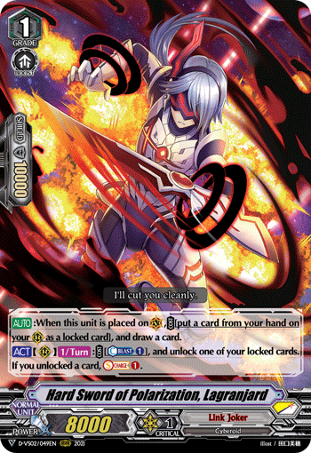 Hard Sword of Polarization, Lagranjard - D-VS02/049 - Triple Rare available at 401 Games Canada