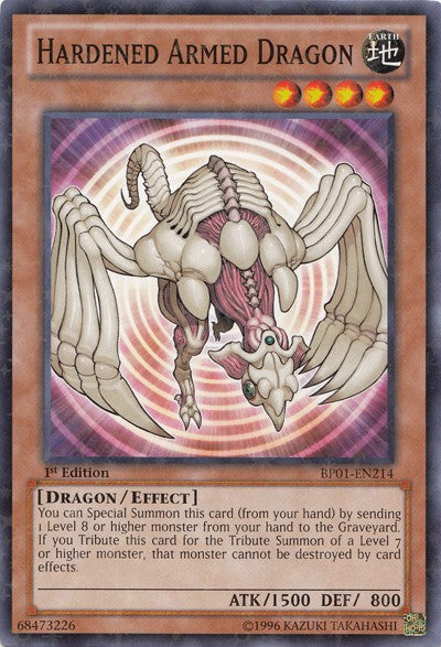 Hardened Armed Dragon - BP01-EN214 - Starfoil Rare - 1st Edition available at 401 Games Canada