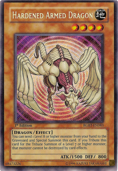 Hardened Armed Dragon - RGBT-EN083 - Secret Rare - 1st Edition available at 401 Games Canada