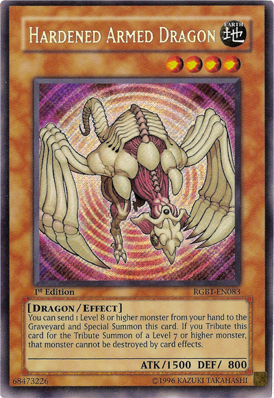 Hardened Armed Dragon - RGBT-EN083 - Secret Rare - 1st Edition available at 401 Games Canada