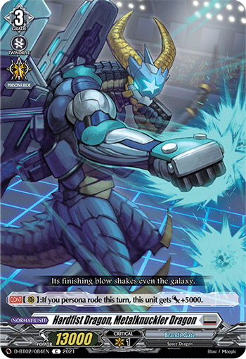 Hardfist Dragon, Metalknuckler Dragon - D-BT02/084 - Common available at 401 Games Canada