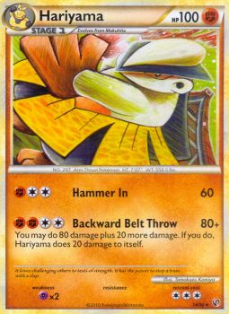 Hariyama - 14/90 - Rare available at 401 Games Canada