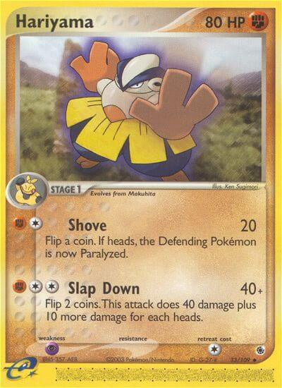 Hariyama - 33/109 - Uncommon available at 401 Games Canada