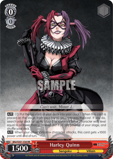 Harley Quinn - RR available at 401 Games Canada