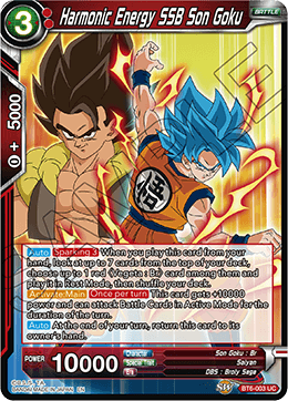 Harmonic Energy SSB Son Goku - BT6-003 - Uncommon (FOIL) available at 401 Games Canada