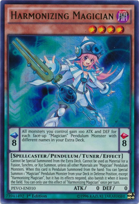 Harmonizing Magician - PEVO-EN010 - Ultra Rare - 1st Edition available at 401 Games Canada