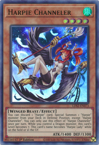 Harpie Channeler - LDS2-EN073 - Ultra Rare - 1st Edition available at 401 Games Canada